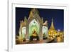 Shwedagon Paya at Dusk-Jon Hicks-Framed Photographic Print