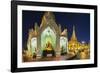 Shwedagon Paya at Dusk-Jon Hicks-Framed Photographic Print