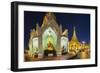 Shwedagon Paya at Dusk-Jon Hicks-Framed Photographic Print