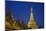 Shwedagon Paya at Night-Jon Hicks-Mounted Photographic Print