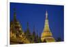 Shwedagon Paya at Night-Jon Hicks-Framed Photographic Print