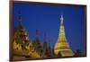 Shwedagon Paya at Night-Jon Hicks-Framed Photographic Print