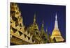 Shwedagon Paya at Night-Jon Hicks-Framed Photographic Print