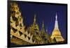 Shwedagon Paya at Night-Jon Hicks-Framed Photographic Print