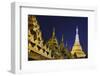 Shwedagon Paya at Night-Jon Hicks-Framed Photographic Print