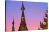 Shwedagon Paya at Sunset-Jon Hicks-Stretched Canvas