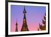 Shwedagon Paya at Sunset-Jon Hicks-Framed Photographic Print