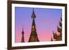 Shwedagon Paya at Sunset-Jon Hicks-Framed Photographic Print