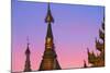 Shwedagon Paya at Sunset-Jon Hicks-Mounted Photographic Print