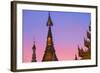 Shwedagon Paya at Sunset-Jon Hicks-Framed Photographic Print