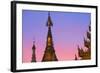 Shwedagon Paya at Sunset-Jon Hicks-Framed Photographic Print