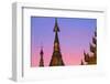 Shwedagon Paya at Sunset-Jon Hicks-Framed Photographic Print