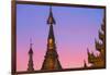 Shwedagon Paya at Sunset-Jon Hicks-Framed Photographic Print