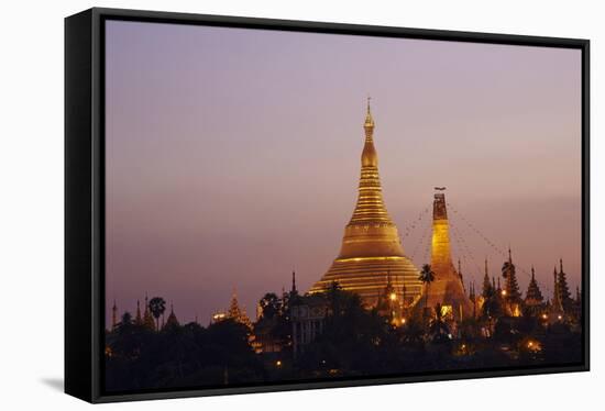 Shwedagon Paya, Yangon (Rangoon), Myanmar (Burma), Asia-Tuul-Framed Stretched Canvas