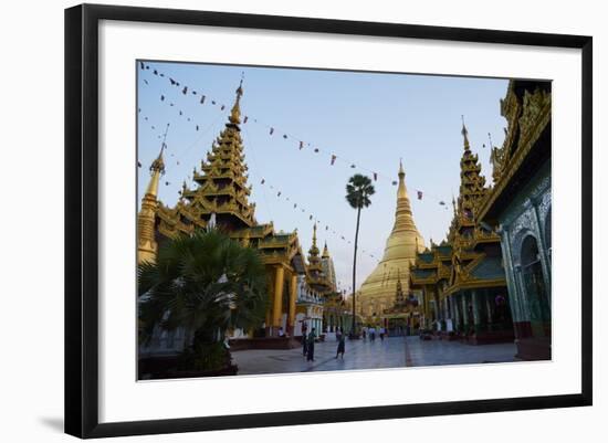 Shwedagon Paya, Yangon (Rangoon), Myanmar (Burma), Asia-Tuul-Framed Photographic Print