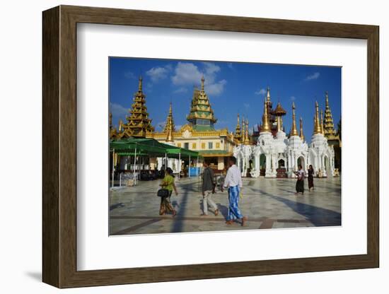 Shwedagon Paya, Yangon (Rangoon), Myanmar (Burma), Asia-Tuul-Framed Photographic Print