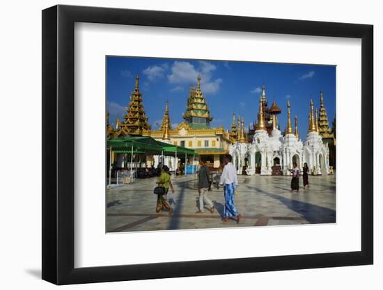 Shwedagon Paya, Yangon (Rangoon), Myanmar (Burma), Asia-Tuul-Framed Photographic Print