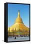 Shwemawdaw Paya Pagoda, Bago, Myanmar (Burma), Asia-Christian Kober-Framed Stretched Canvas