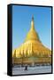 Shwemawdaw Paya Pagoda, Bago, Myanmar (Burma), Asia-Christian Kober-Framed Stretched Canvas