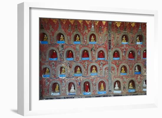 Shweyanpyay Monastery, Inle Lake, Shan State, Myanmar (Burma), Asia-Tuul-Framed Photographic Print
