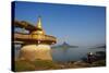 Shweyinhmyaw Pagoda and Temple, Hpa-An, Karen State, Myanmar (Burma), Asia-Tuul-Stretched Canvas