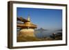 Shweyinhmyaw Pagoda and Temple, Hpa-An, Karen State, Myanmar (Burma), Asia-Tuul-Framed Photographic Print