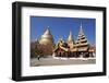 Shwezigon Pagoda, Bagan, Central Myanmar, Myanmar (Burma), Asia-Stuart Black-Framed Photographic Print