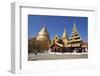 Shwezigon Pagoda, Bagan, Central Myanmar, Myanmar (Burma), Asia-Stuart Black-Framed Photographic Print