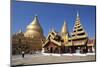 Shwezigon Pagoda, Bagan, Central Myanmar, Myanmar (Burma), Asia-Stuart Black-Mounted Photographic Print