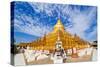 Shwezigon Pagoda,Bagan, Myanmar-lkunl-Stretched Canvas