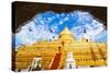 Shwezigon Pagoda,Bagan, Myanmar-lkunl-Stretched Canvas