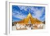 Shwezigon Pagoda,Bagan, Myanmar-lkunl-Framed Photographic Print