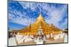 Shwezigon Pagoda,Bagan, Myanmar-lkunl-Mounted Photographic Print