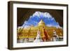 Shwezigon Pagoda,Bagan, Myanmar-lkunl-Framed Photographic Print