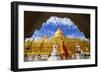 Shwezigon Pagoda,Bagan, Myanmar-lkunl-Framed Photographic Print