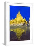 Shwezigon Paya, Bagan (Pagan), Myanmar (Burma), Asia-Christian Kober-Framed Photographic Print