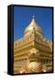 Shwezigon Paya, Nyaung U, Bagan, Myanmar (Burma), Asia-Lee Frost-Framed Stretched Canvas