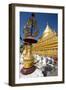 Shwezigon Paya, Nyaung U, Bagan, Myanmar (Burma), Asia-Lee Frost-Framed Photographic Print