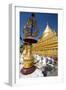 Shwezigon Paya, Nyaung U, Bagan, Myanmar (Burma), Asia-Lee Frost-Framed Photographic Print