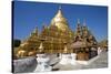 Shwezigon Paya, Nyaung U, Bagan, Myanmar (Burma), Asia-Lee Frost-Stretched Canvas