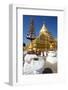 Shwezigon Paya, Nyaung U, Bagan, Myanmar (Burma), Asia-Lee Frost-Framed Photographic Print