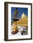 Shwezigon Paya, Nyaung U, Bagan, Myanmar (Burma), Asia-Lee Frost-Framed Photographic Print