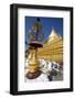 Shwezigon Paya, Nyaung U, Bagan, Myanmar (Burma), Asia-Lee Frost-Framed Photographic Print