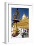 Shwezigon Paya, Nyaung U, Bagan, Myanmar (Burma), Asia-Lee Frost-Framed Photographic Print