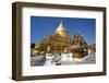 Shwezigon Paya, Nyaung U, Bagan, Myanmar (Burma), Asia-Lee Frost-Framed Photographic Print