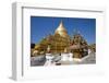 Shwezigon Paya, Nyaung U, Bagan, Myanmar (Burma), Asia-Lee Frost-Framed Photographic Print