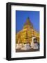 Shwezigon Paya (Pagoda) at Night, Nyaung U, Bagan (Pagan), Myanmar (Burma), Asia-Stephen Studd-Framed Photographic Print