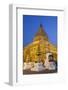 Shwezigon Paya (Pagoda) at Night, Nyaung U, Bagan (Pagan), Myanmar (Burma), Asia-Stephen Studd-Framed Photographic Print