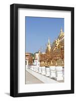 Shwezigon Temple in Bagan, Myanmar-Harry Marx-Framed Photographic Print