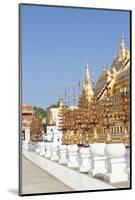 Shwezigon Temple in Bagan, Myanmar-Harry Marx-Mounted Photographic Print
